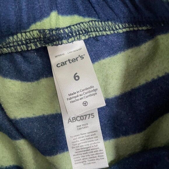 Toddlers Carter's Dinosaur Matching Set in Green Size 6 - Picture 11 of 11